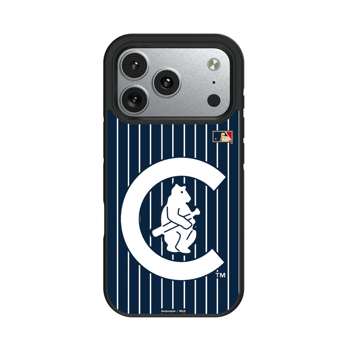 Chicago Cubs 1911-1912 - Cooperstown Collection Pinstripe Bump Phone Case