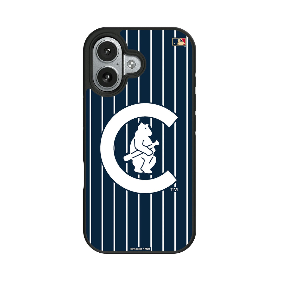 Chicago Cubs 1911-1912 - Cooperstown Collection Pinstripe Bump Phone Case