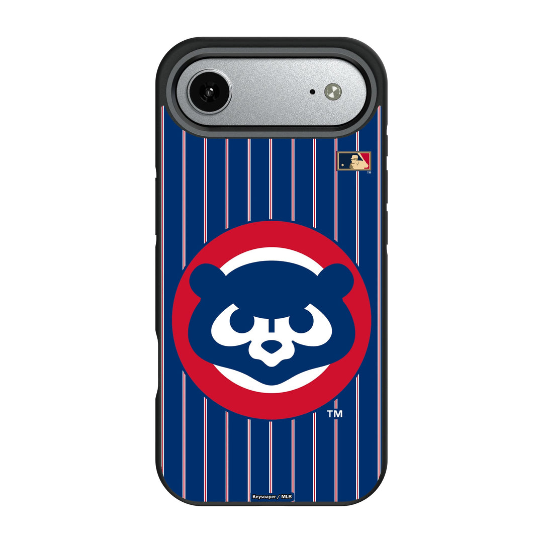 Chicago Cubs Home 1979-1993 - Cooperstown Collection Pinstripe Bump Phone Case