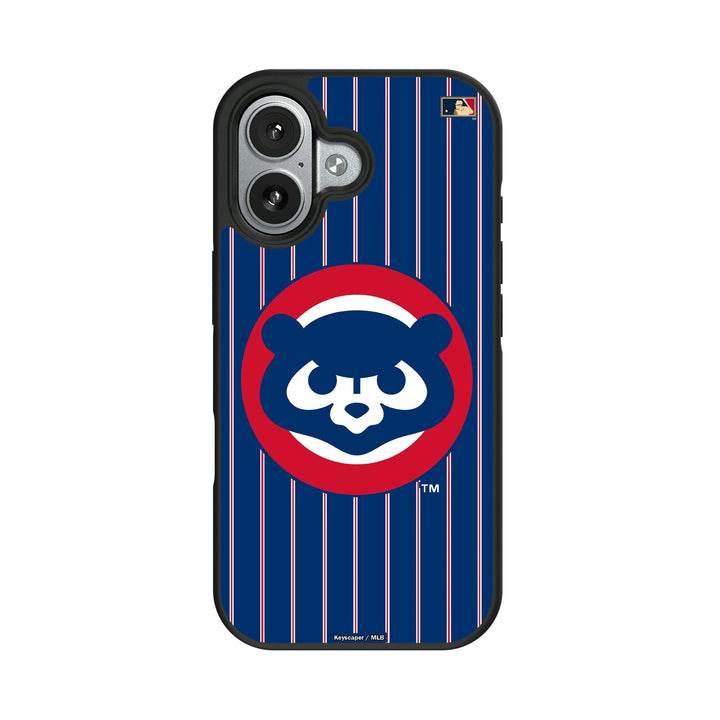 Chicago Cubs Home 1979-1993 - Cooperstown Collection Pinstripe Bump Phone Case