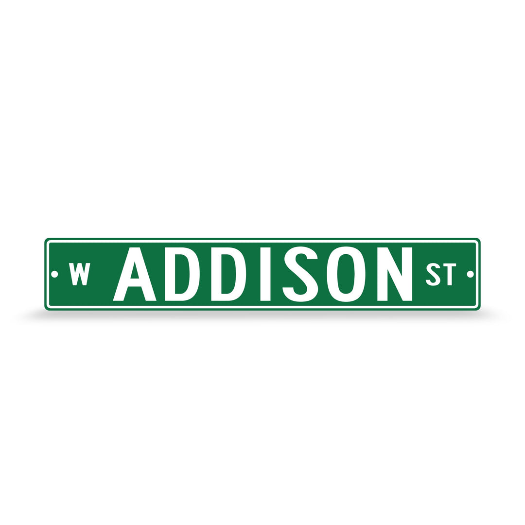 Chicago Cubs Rico Addison Street Sign Signs Ivy Shop