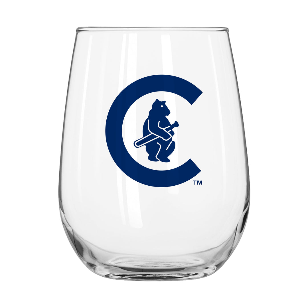 CHICAGO CUBS LOGO BRAND 1914 WINE GLASS Home & Office LOGO CHAIR